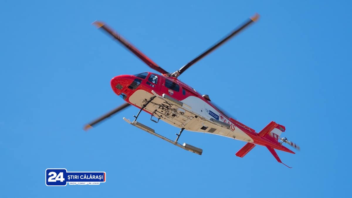 Accident grav pe DN3, în Călărași: Patru persoane rănite, elicopter SMURD chemat de urgență. Trafic blocat în Lupșanu